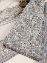 Floral Printed Muslin Unstitched Suit Piece With Dupatta